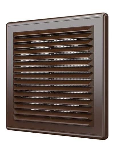 Решетка вентиляционная Р сетка разъемная 150х150 пластик Brown ERA