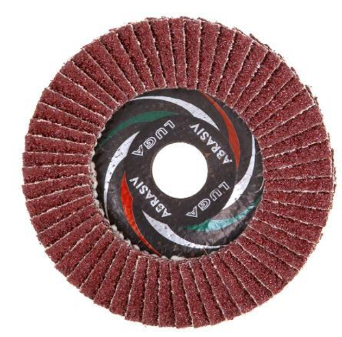 Шлиф. Круг лепестковый торцевой 125*22   А24    /Луга КЛТ1