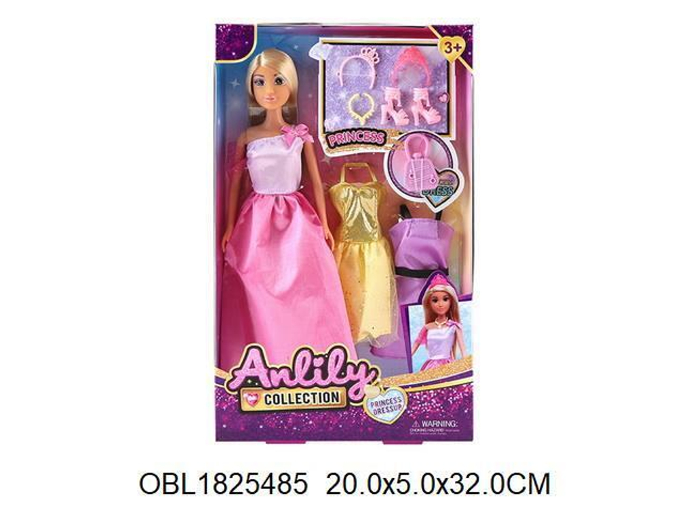 Кукла тип модель, с аксесс. коробка 616332