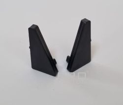 Комплект заглушек для щелевого плинтуса Pro Design 570 черный