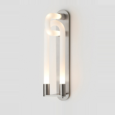 Wall design lamp  Loopi by Articolo Lighting (Silver)