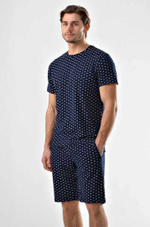 Пижама мужская шорты+футболка 88179