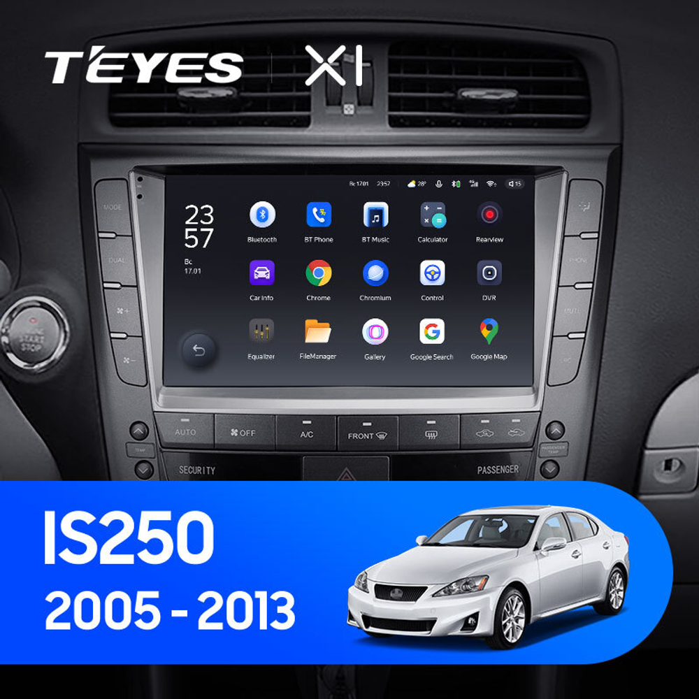 Teyes X1 10,2" для Lexus IS 250 2005-2013