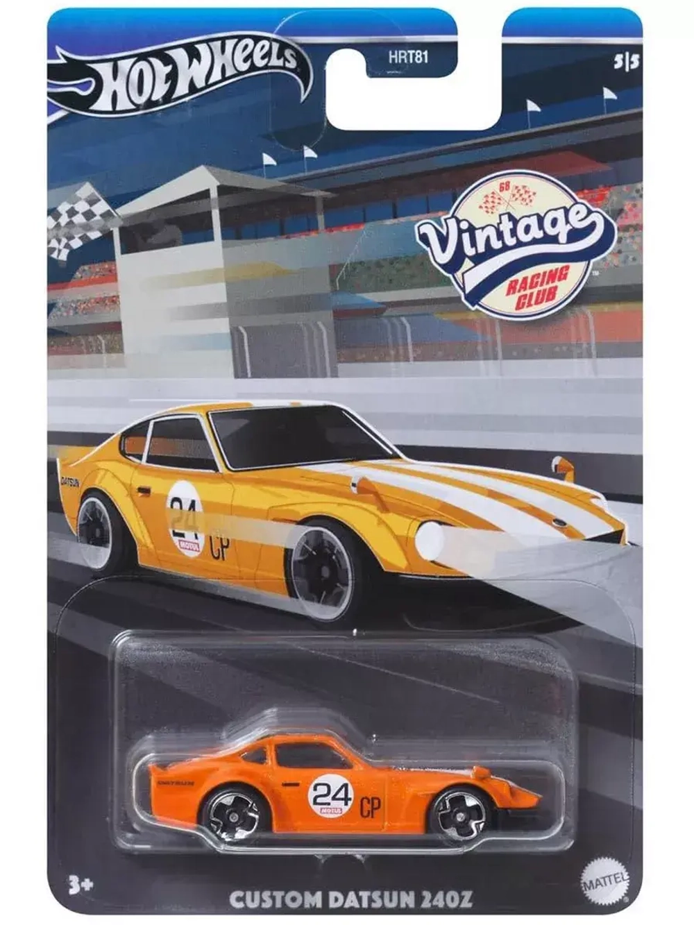 Машинка Хот Вилс Vintage Custom Datsun 240Z HRT81 HRV10