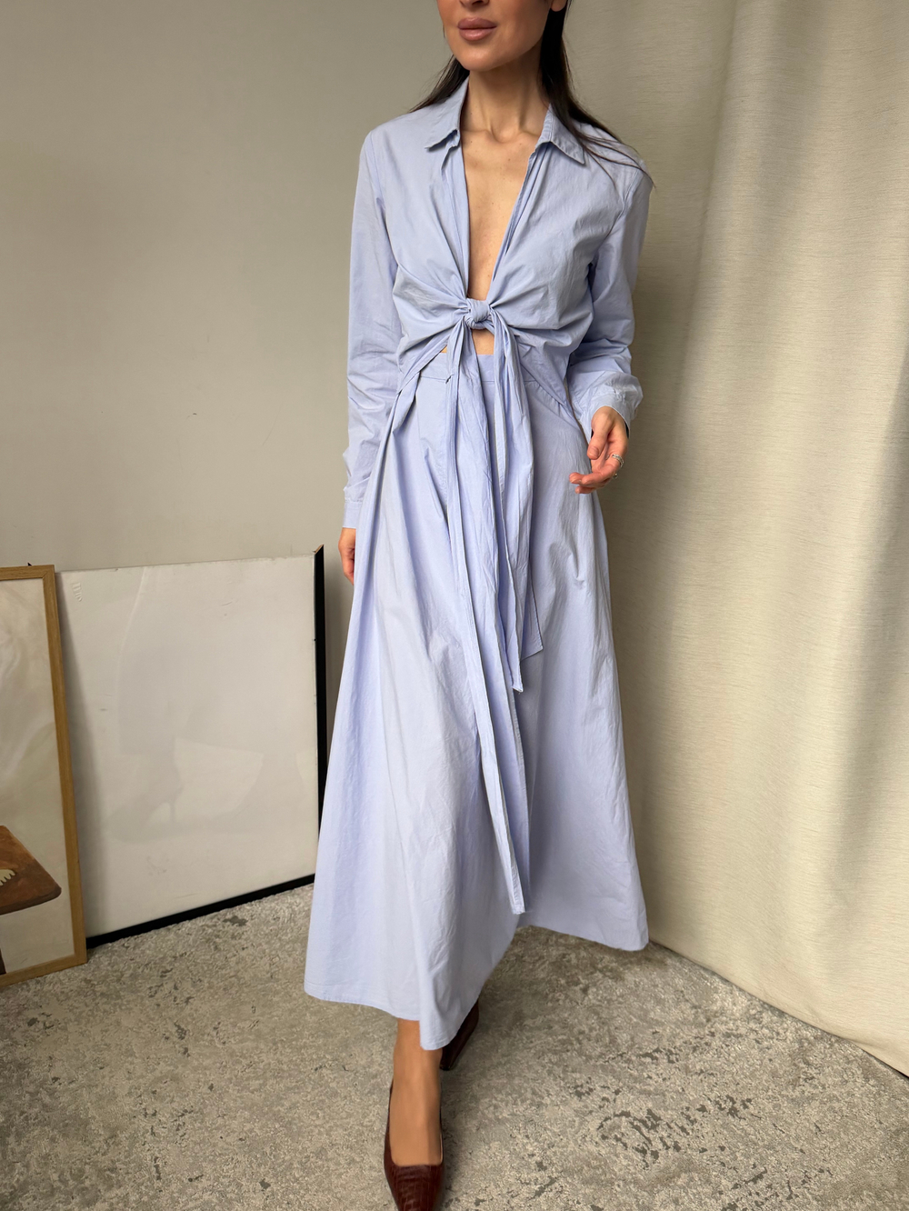 Хлопковое платье Marella, М