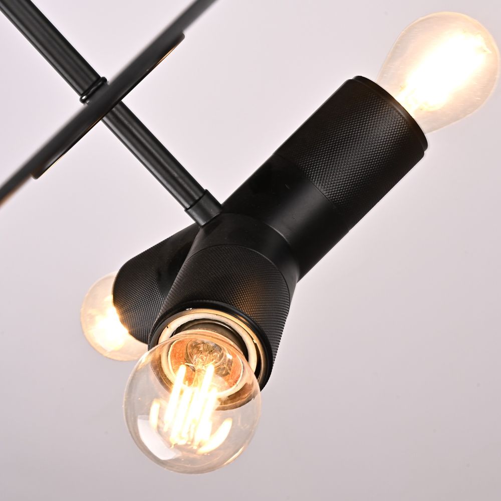 Люстра Rh Utilitaire Disk Triple Pendant Black By Imperiumloft