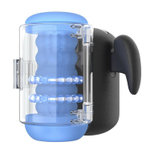 Автоматический мастурбатор с массажем бусинами Amovibe Black Knight Massaging Beads Thrusting Masturbator