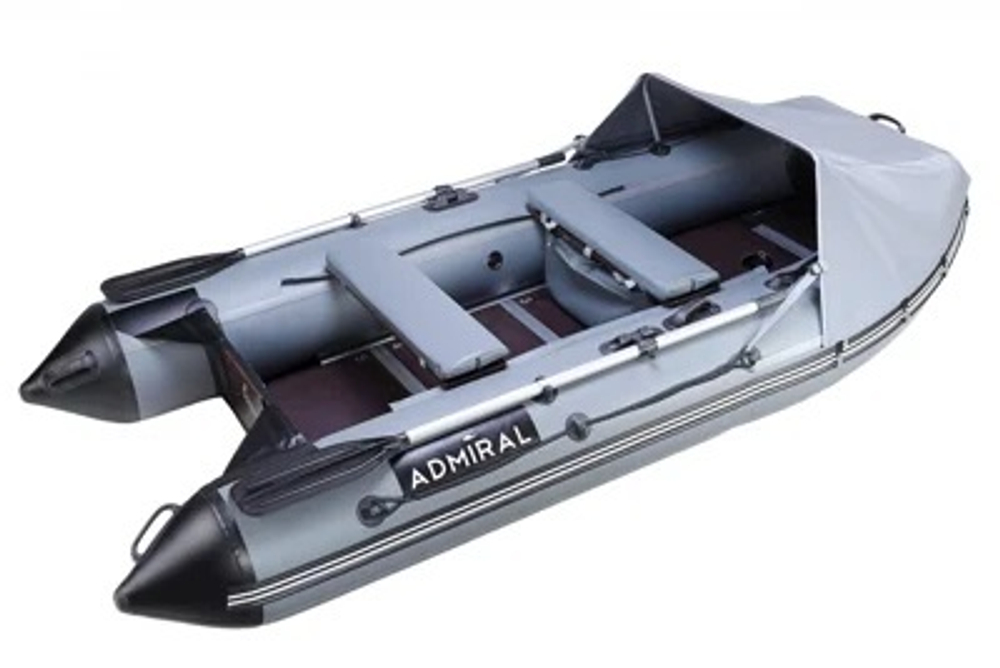 Лодка ПВХ АДМИРАЛ 305 CLASSIC LUX + 2х-тактный лодочный мотор MARINE ROCKET MR5FHS