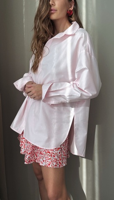 Рубашка "Палермо" цвет пудра