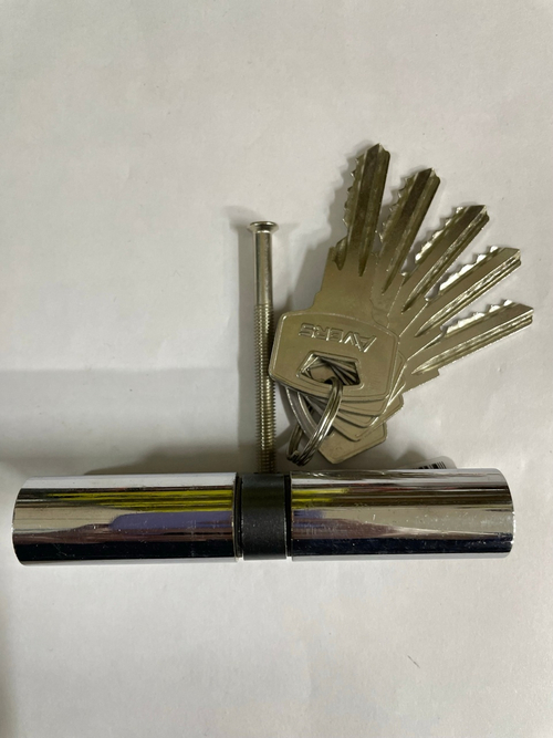 Личина 90мм АВЕРС ключ-ключ хром