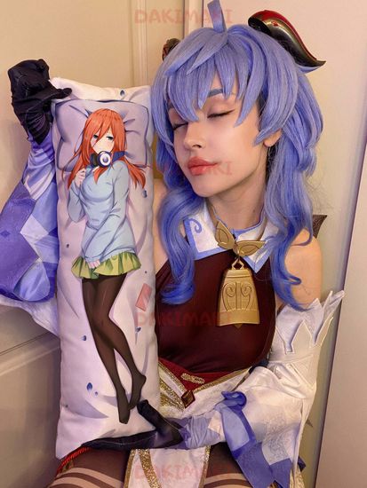 Мини дакимакура Мику Накано из Пять невест арт. M0815, 60х20 см