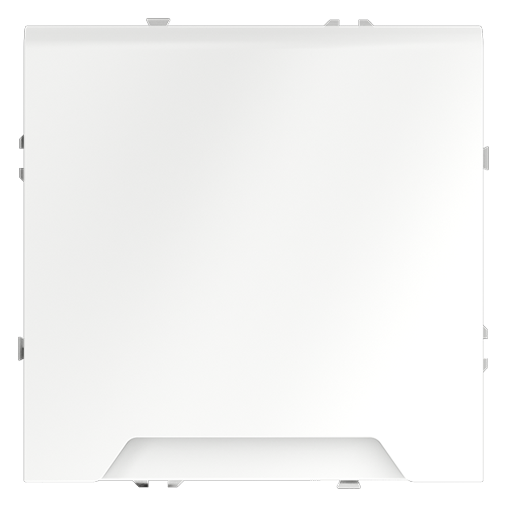 Розетка встраиваемая VOLTUM S70 с заземлением, защитными шторками и крышкой 16А, (белый матовый)