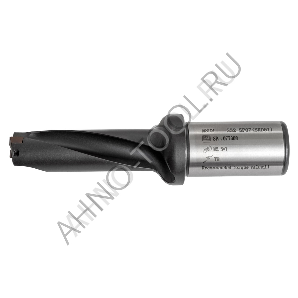 Сверло корпусное 27.5мм MSD3275-S32-SP07(SKD61) "ACCKee"