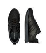 Кожаные кроссовки Calvin Klein - черный(HM0HM01499)