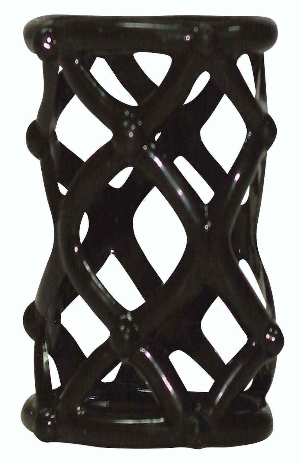 Чёрная насадка-сетка на пенис Orgasmus Wunder (Цвет: черный)