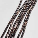 Перламутр морских ракушек, оттенок "Шоколадный", трубочки 4*14мм