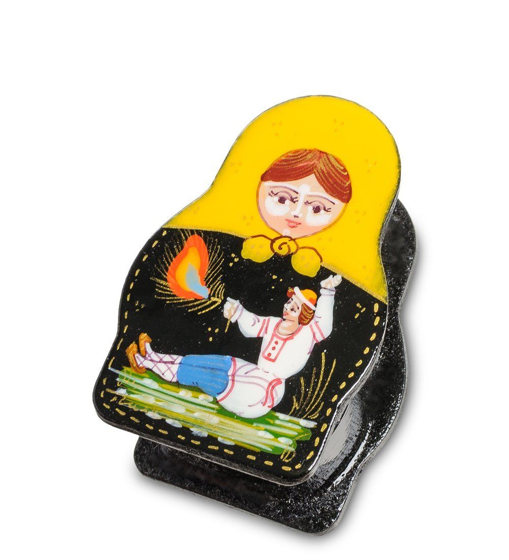 Народные промыслы ШК-12/ 2 Шкатулка «Матрешка» в асс.