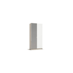 Шкаф Босс 100- 2Д Сонома+Белый глянец (последний экземпляр)