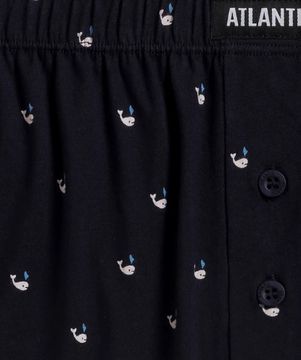 Трусы (2 шт) мужские семейные Atlantic 2MBX-039, небесно-голубой + темно-синий