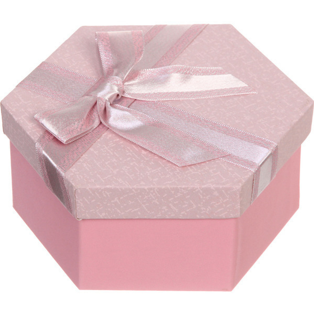 Коробка подарочная «Ванильная нежность» 16*14*7 см, розовый
