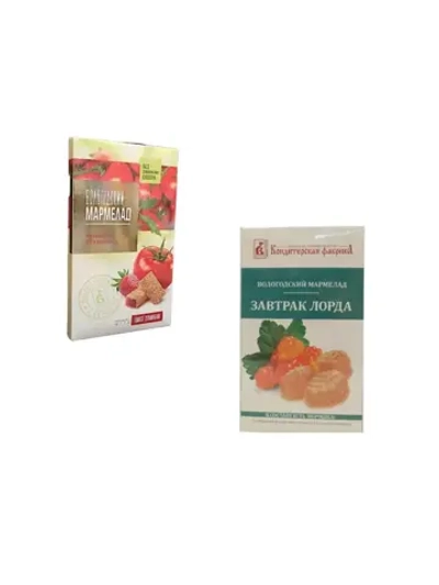 Мармелад Томатная клубничка и Морошка