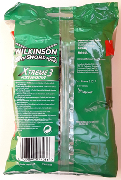 Wilkinson Sword одноразовые станки Xtreme-3 Sensitive 12шт