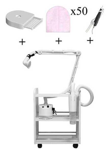 Вытяжка для педикюра Nail Assistant с насадкой №1 для правши