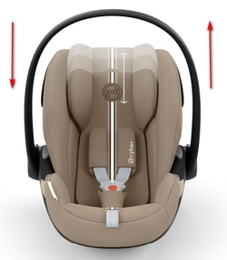 Коляска Cybex Priam IV Rosegold complete и автокресло Cloud G i-Size Almond Beige Plus 3 в 1 Off White