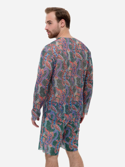 Футболка мужская "Крокодил мультиколор"