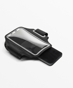 Oysho Чехол с креплением на руку для телефона с сенсорным экраном, черный