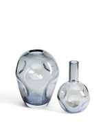 Ваза Olivet из серого стекла 32,5 см