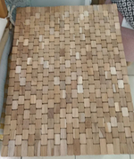 Коврик из тикового дерева, 60х40х0,7 см