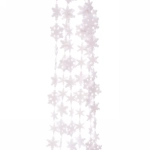 Бусы на ёлку 2,0 м «Снежинки», Белый