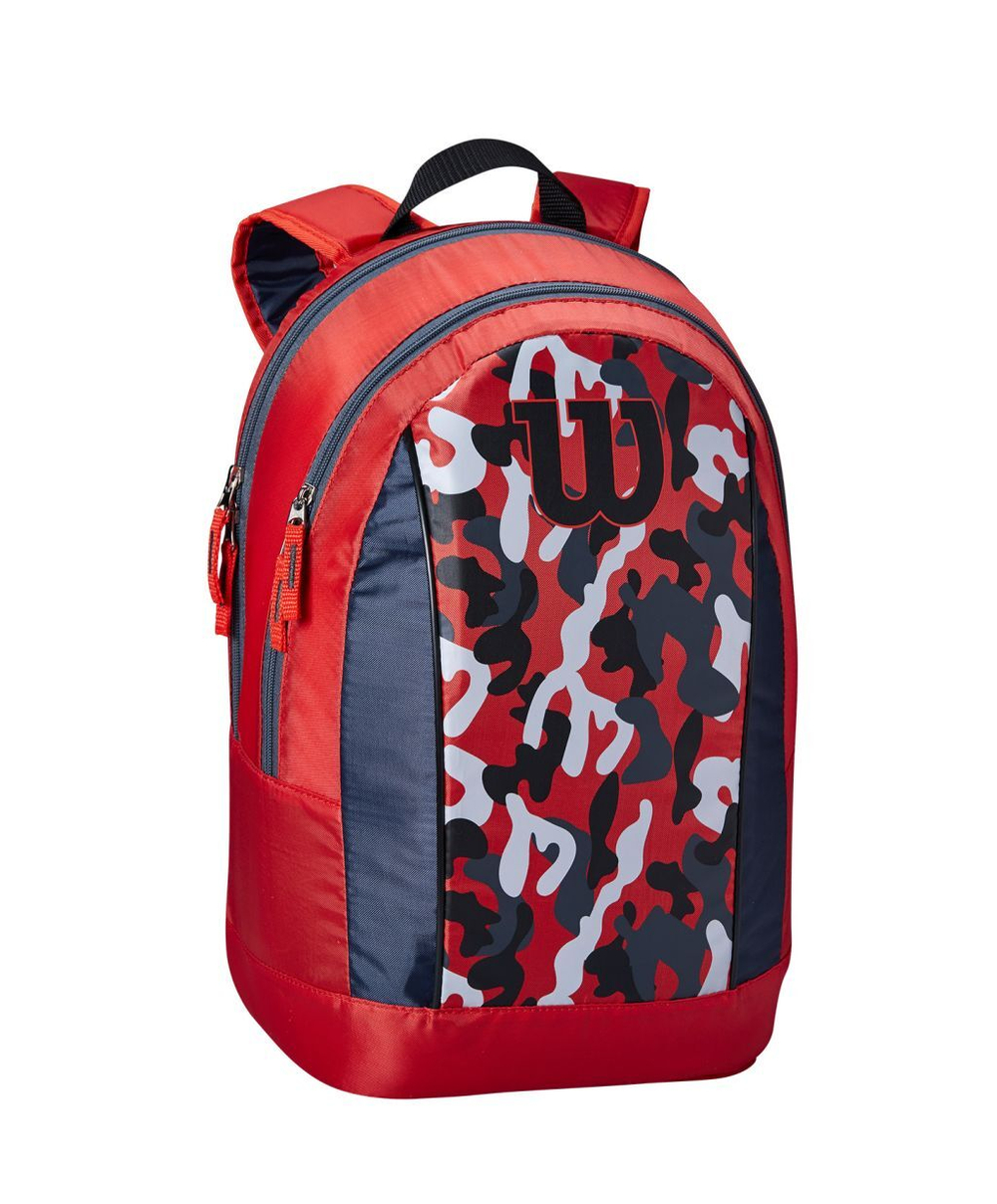 Рюкзак теннисный Wilson Junior Backpack - red/grey/black