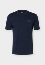 EA7 Emporio Armani TRAIN LOGO SERIES OVERSIZE - Футболка с принтом - Синий