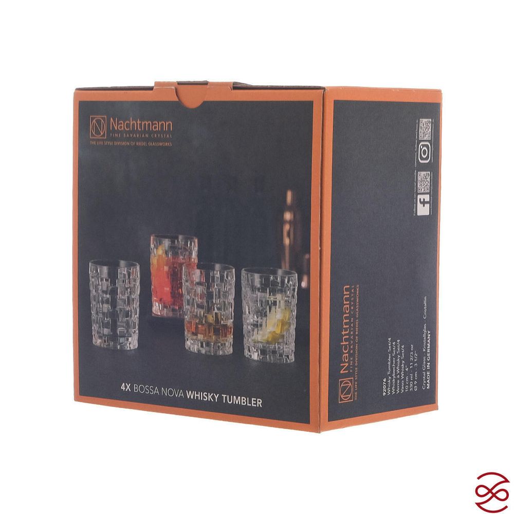Набор стаканов для виски Bossa Nova 330 мл. (4 шт)