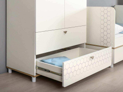 Детская Эйп 1 Белый/Дуб белый