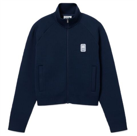Женская теннисная куртка Lacoste Heritage - navy blue
