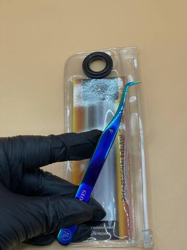 Пинцет профессиональный для ресниц Global Fashion, №170