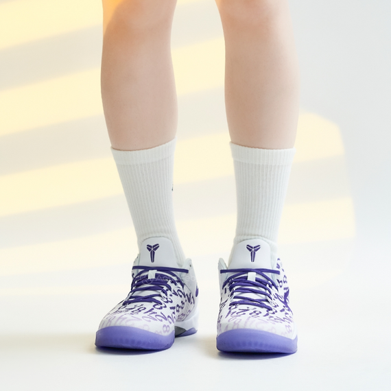 NIKE Kobe 8 Детские баскетбольные кроссовки Низки Белоленточные Унисекс