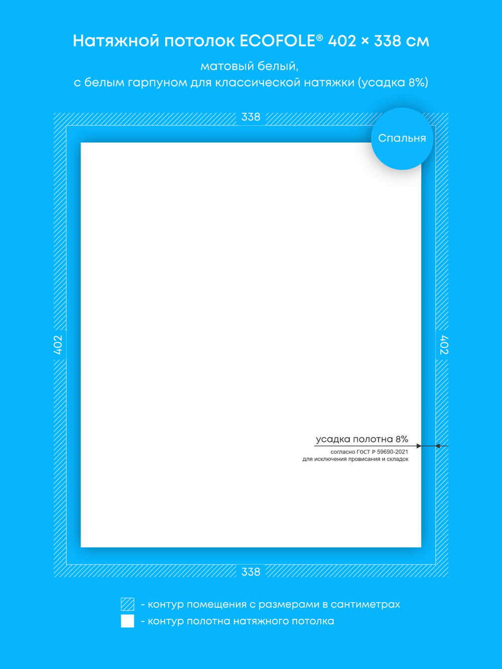 Натяжные потолки: 9.9 м2, 16.6 м2, 17.2 м2, 13.6 м2