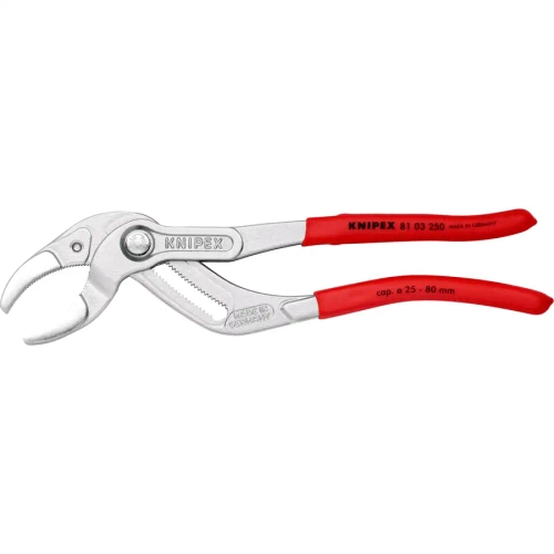 Клещи трубные захватные хромированные 250 мм Knipex 81 03 250