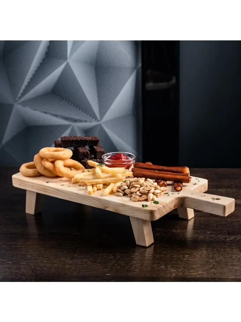 Доска сервировочная из кедра