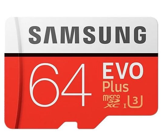 Карта памяти Samsung microSDXC EVO Plus 64ГБ