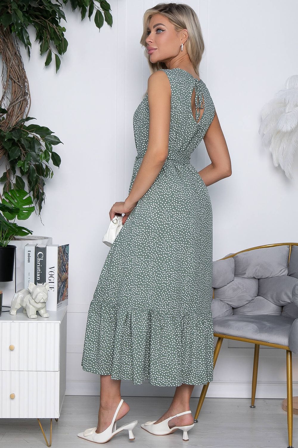 Сарафан Чаровница (олива) П10417 LT Collection