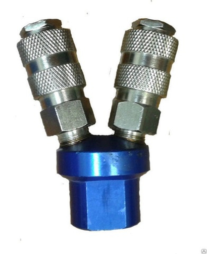 Двойник муфта евро 1/4" внутр. резьба