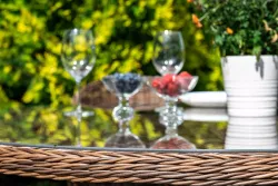 "Эспрессо–150 R" обеденная группа плетеная, цвет коричневый