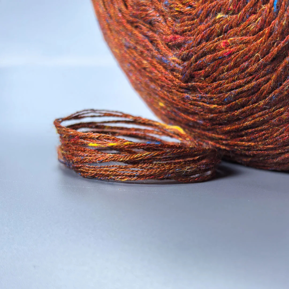 Бобинная пряжа Lino Merino (Mattone)