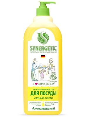 Средство для мытья посуды Synergetic с ароматом Лимона 1 л