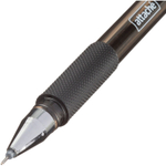 Ручка гелевая Attache "Epic" черная, 0,5мм, грип, игольчатый стержень